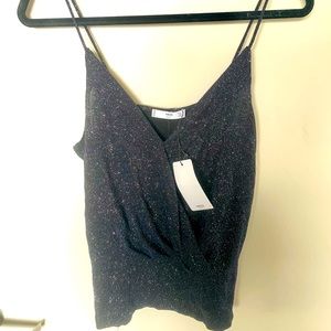 Brand New Mango Glitter Tank Top/Cami | Size Small